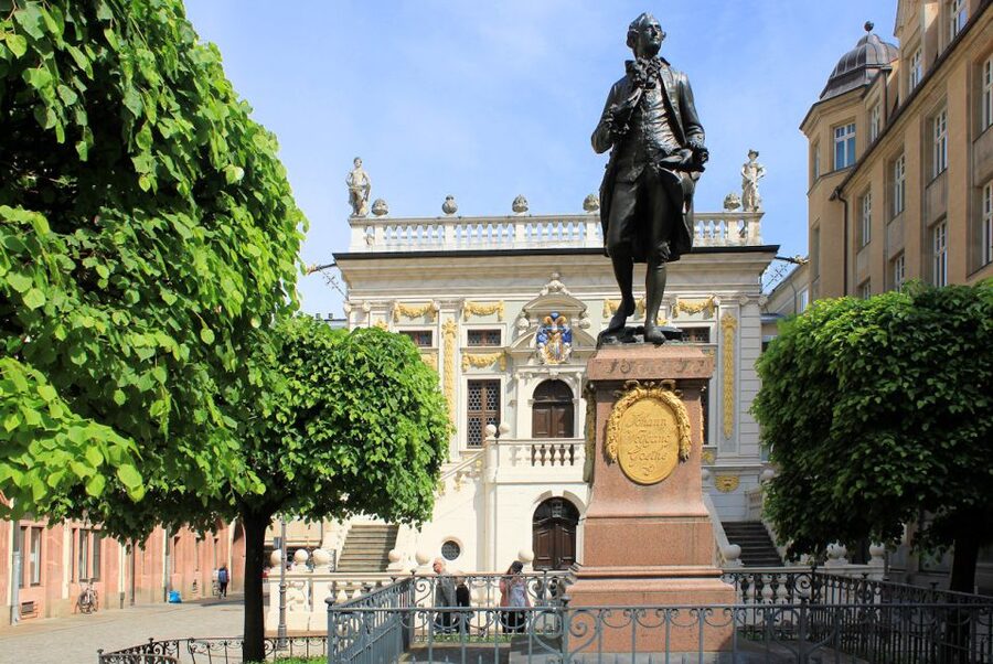 1.5 hour walking tour through beautiful Leipzig - Naschmarkt for Goethe: a smart literary beat before churches