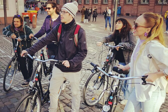2 1/2h Guided Bicycle Tour Discover Heidelberg - Neckarwiese riverbank, where the ride becomes scenic