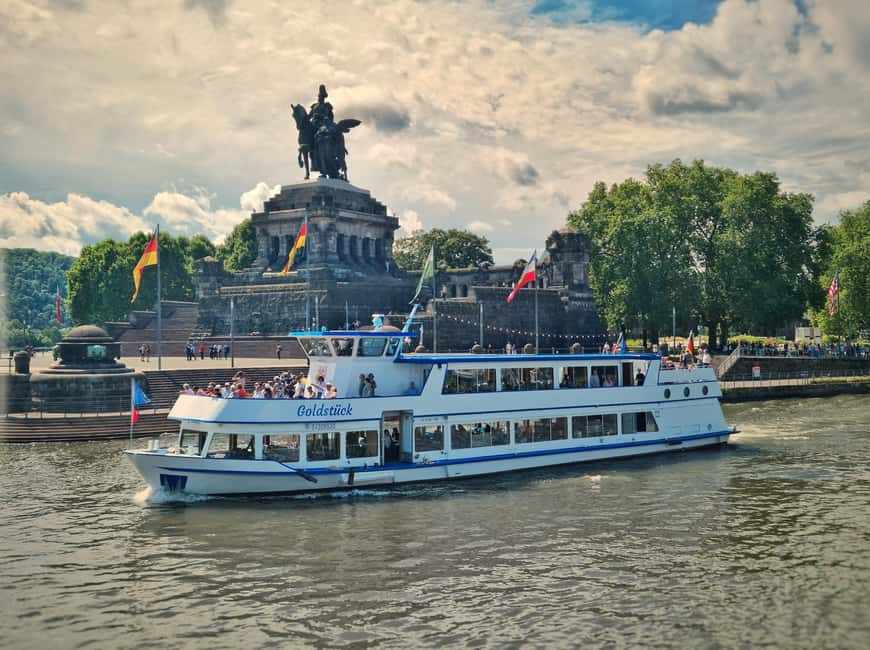 2-River Day-trip by boat to Koblenz and return from Alken - Key highlights worth your attention