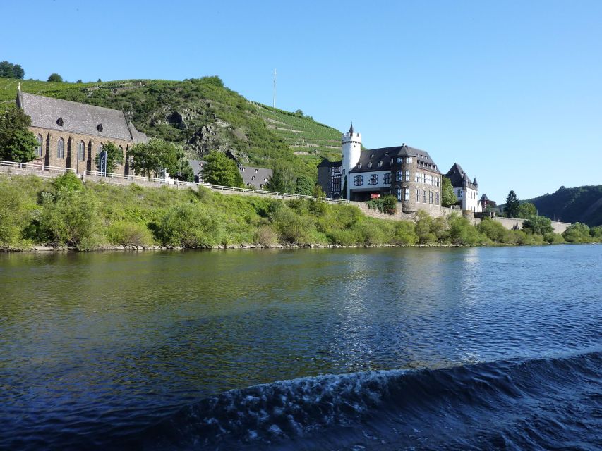 2-River Day-trip by boat to Koblenz and return from Alken - The Moselle cruise: locks, vineyards, and castles at water level