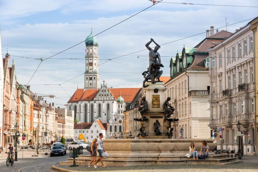 Augsburg's Water Management System - City Walking Tour - What the guide style feels like on the ground