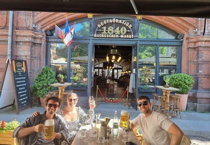 Berlin Beers & Battlefields Tour: War History & German Beer - Starting Outside Hopfingerbrau, Setting the Tone for a Heavy Day