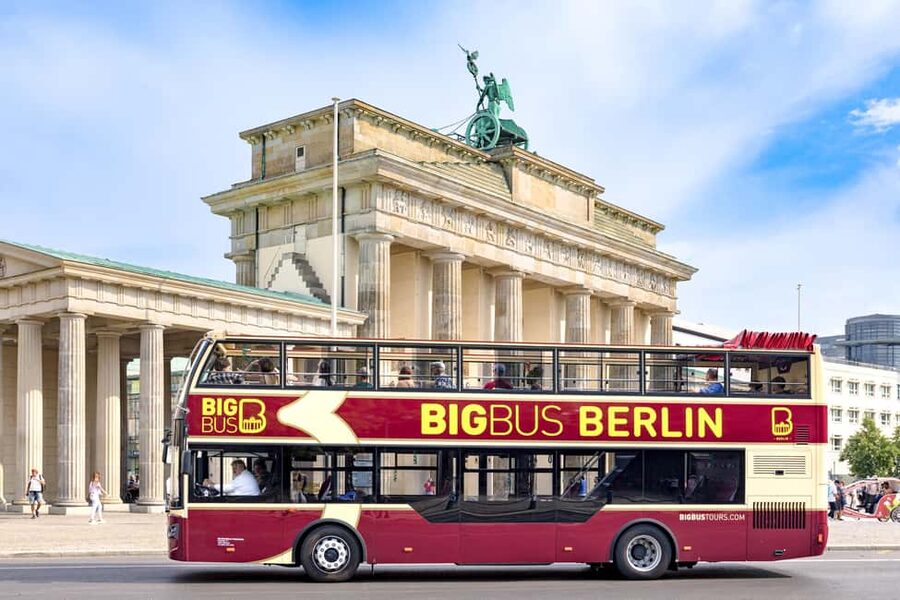 Berlin: Big Bus Hop-On Hop-Off Sightseeing Tour & Currywurst - Blue Line Focus: East Berlin Stops Like East Side Gallery