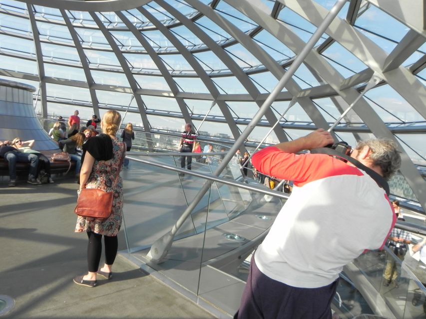 Berlin: Government District Tour and Reichstag Dome Visit - Reichstag dome and roof terrace: your best views, with real time inside