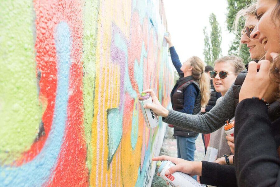 Berlin: Graffiti Workshop at the Berlin Wall - Painting on the Berlin Wall: What You’re Actually Doing