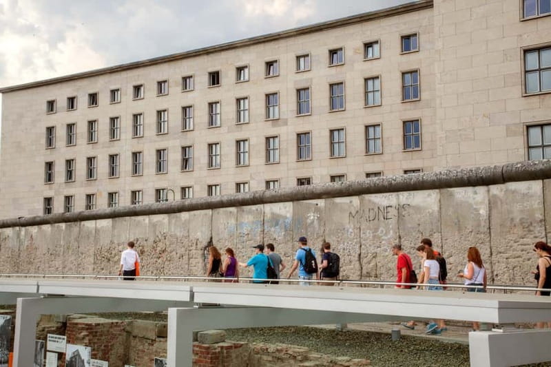 Berlin: History of the Third Reich Guided Walking Tour - The Basement Remains and Exhibition: How the Nazi Rise Gets Made Visible