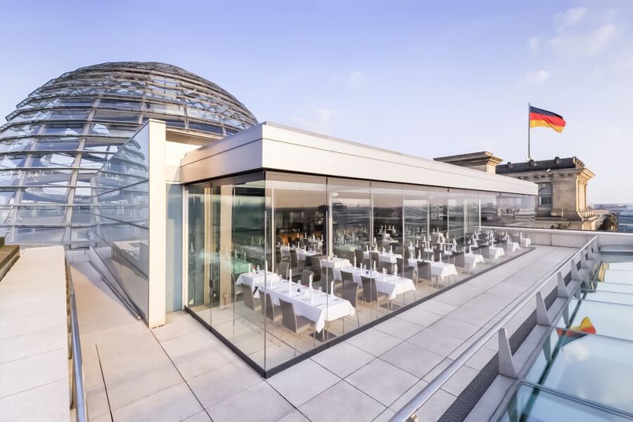 Berlin: Rooftop Dinner at the Käfer Restaurant Reichstag - Käfer Rooftop Views: Glass Dome Energy Without the Hustle