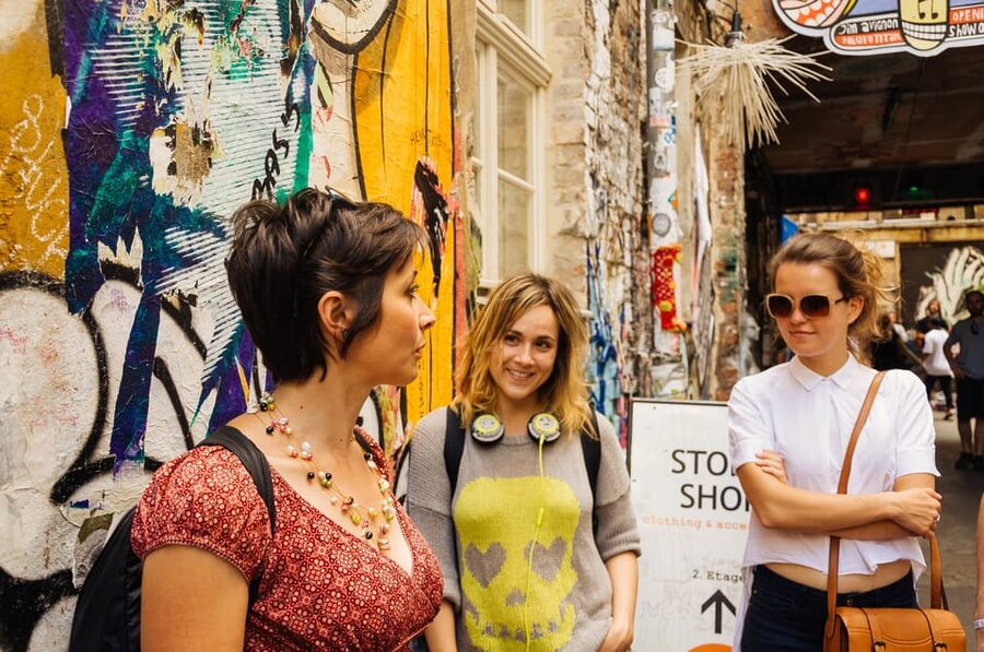 Berlin's Alternative Side: The Urban Jungle Tour - Hackescher Markt Courtyard: The First Look at Contemporary Art Survival