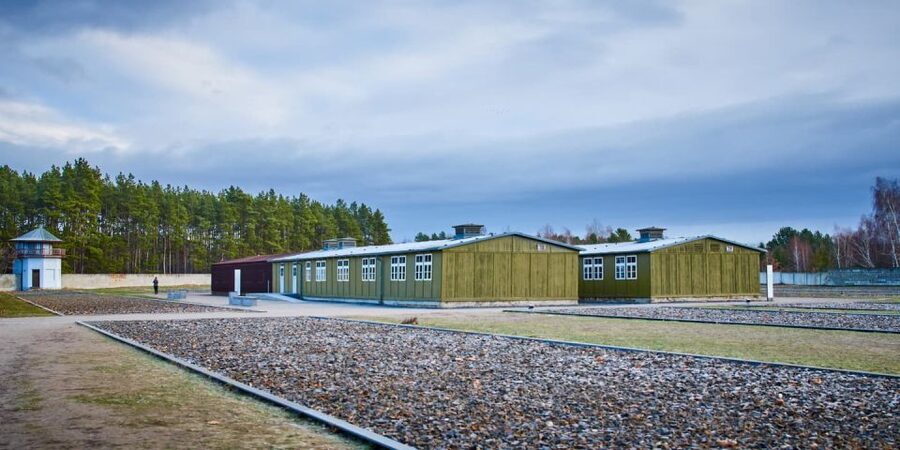 Berlin: Sachsenhausen Concentration Camp and Potsdam Tour - Glienicke Bridge and Checkpoint Bravo: Cold War details while you ride