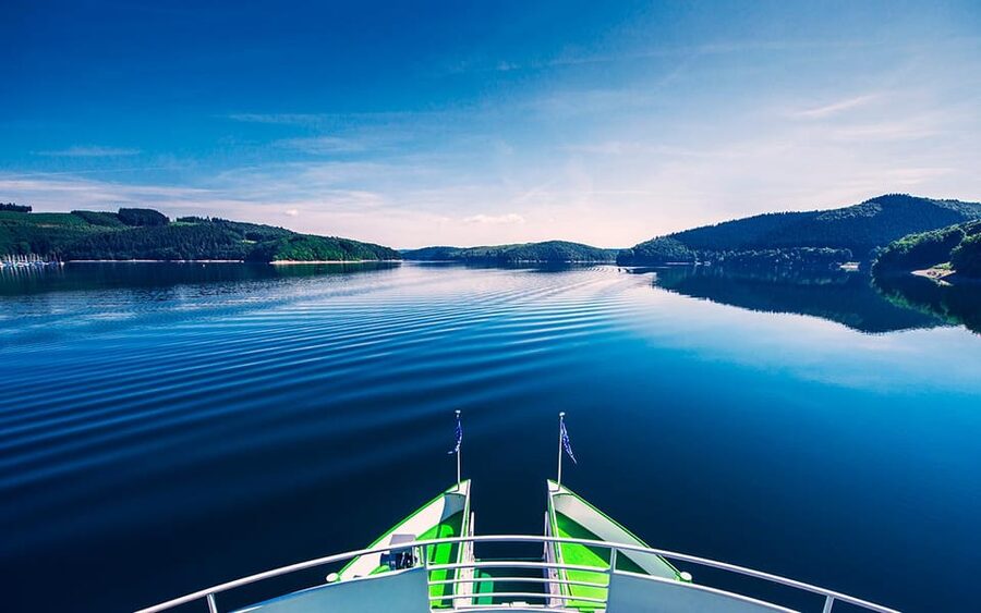 Biggesee: XXL Boat Ride with All-Inclusive Brunch Buffet - Onboard comfort: free seating, sun deck views, and two-deck buffet setup