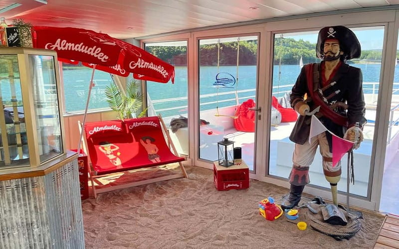 Boat trip on the Biggesee: lake romance in the Sauerland mountains! - Biggesee from Sondern Ort: your calm start point