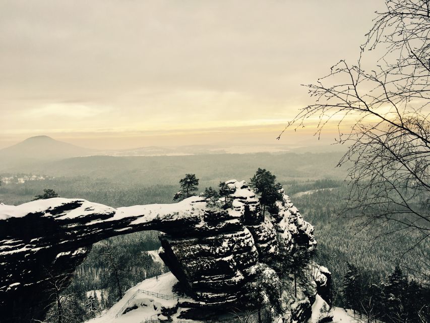 Bohemia & Saxon Switzerland Winter Day Tour from Prague - Bohemia’s Pravčická brána, the big hike with the big payoff