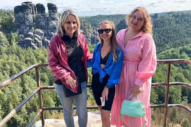 Bohemian & Saxon Switzerland Nature Escape from Dresden - Cross Into Czech Territory: Elbe Sandstone Mountains Drive-Through Time