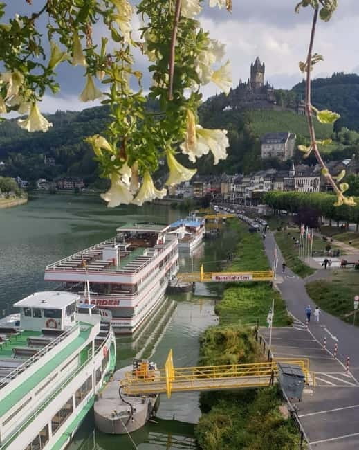 Cochem: Panorama Rundfahrt 1 Stunde, Option Ernst - Two Bridges, Brauselay, and Vineyards on Both Sides