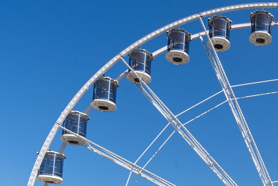 Cologne: Ferris wheel in front of the Cologne Zoo - The Best Things to Spot From 48 Meters