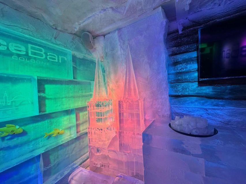 Cologne: IceBar Entry Ticket with Drinks - Sculptures, Photos, and the Chalet-Style Bar Vibe