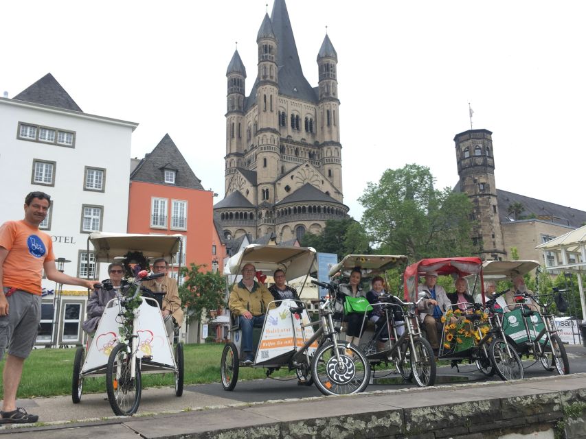 Cologne: Private Rickshaw Tour - Cologne Cathedral photo stop, then small legends and Roman-era clues