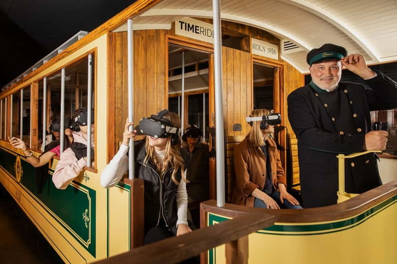 Cologne: Virtual Reality Time Travel Experience Ticket - The VR Streetcar Ride: See Undestroyed Köln in 1926