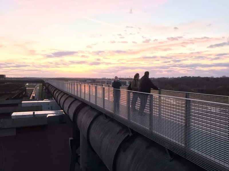 Dortmund: Skywalk - Walking the steel feeder over a blast furnace gas pipeline