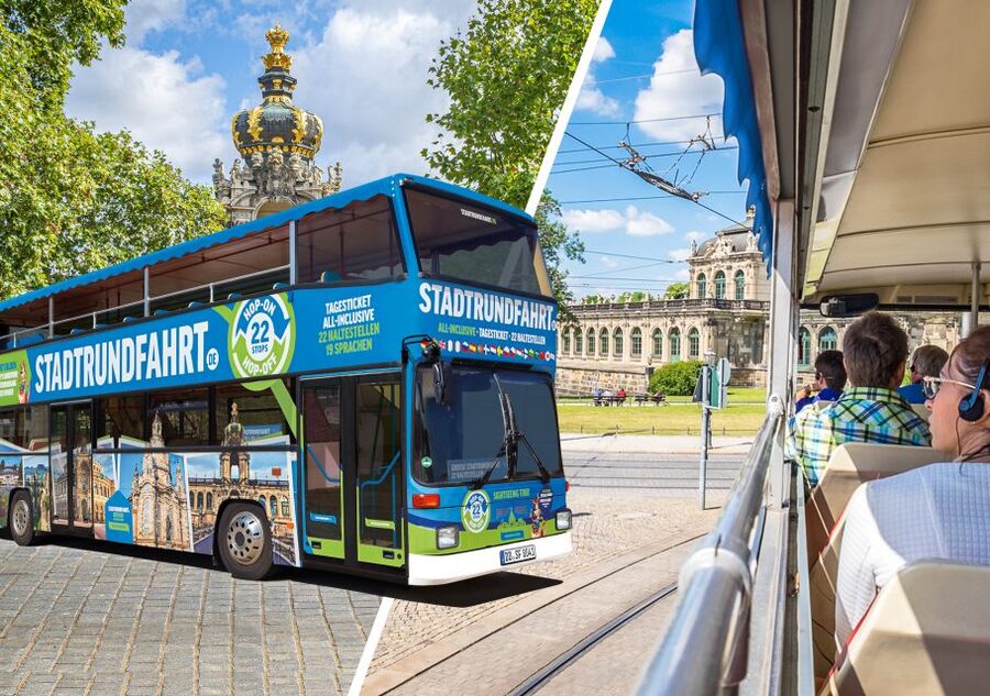Dresden: 1-Day Hop-On-Hop-Off Bus Tour - Key highlights at a glance