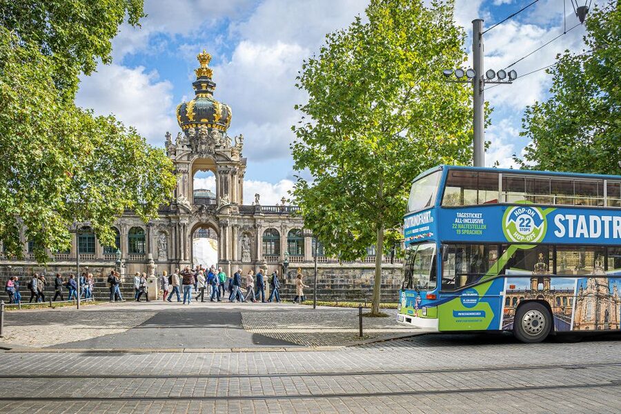 Dresden: 1-Day Hop-On-Hop-Off Bus Tour - Pfunds Dairy and Blue Wonder: two stops that add personality