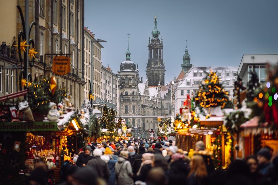 Dresden: Advent Tour with Stollen Tasting and Mulled Wine - The three Christmas markets you will actually walk through
