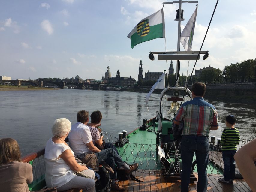 Dresden: Bridges River Tour - What you see on the way back: Augustus Bridge, Semper Opera House, and Pieschen
