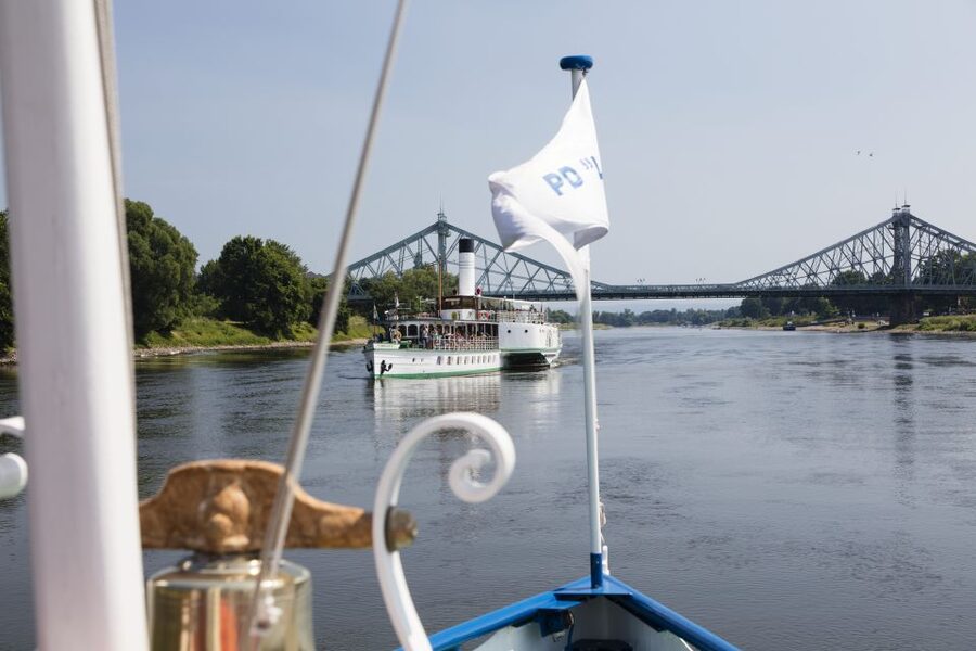 Dresden: Bridges River Tour - The Canaletto view from the water, and why it clicks