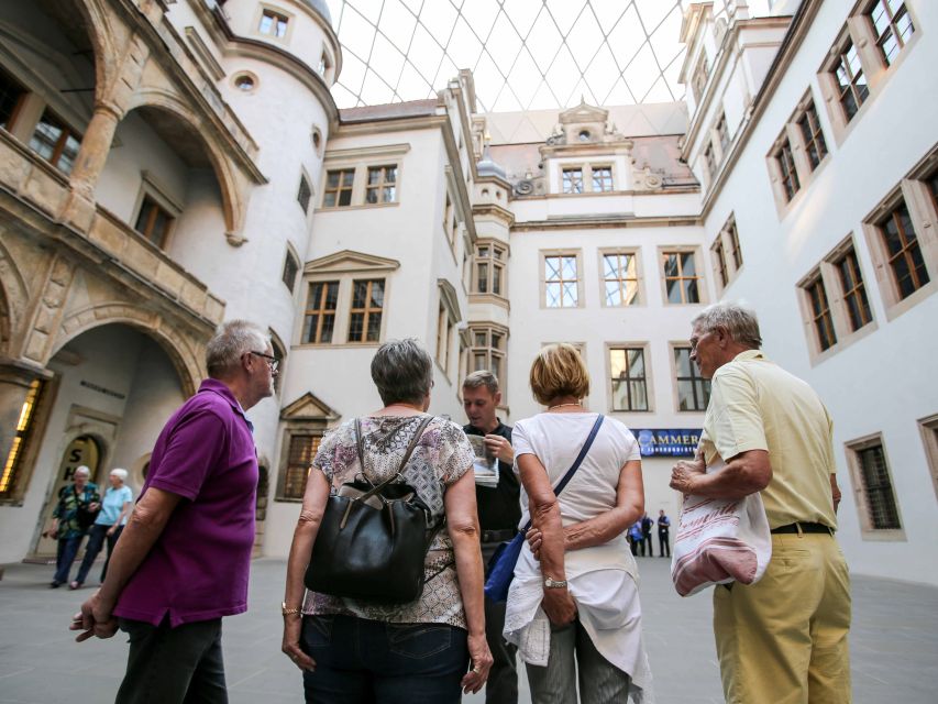 Dresden: Guided City Walk - Zwinger and the Nymphenbad: Baroque detail with a rare inside moment
