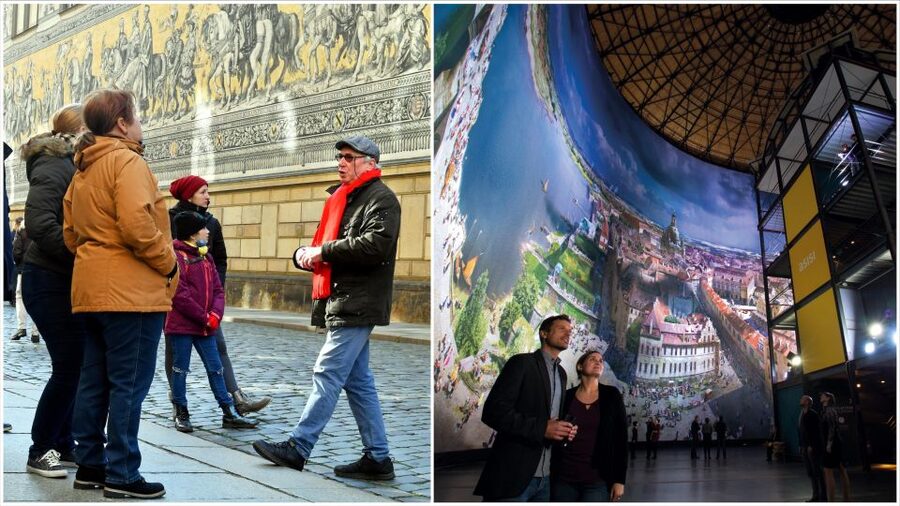 Dresden: Guided City Walk and Panometer Entrance Ticket - The 100-minute walking route, and what you learn at each stop