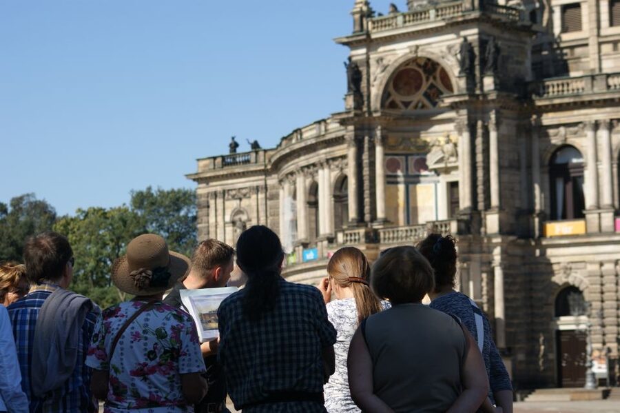 Dresden: Guided City Walk and Panometer Entrance Ticket - Semper Opera, the Zwinger, and the Royal Palace on one guided arc