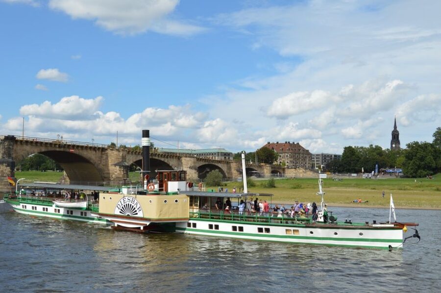 Dresden: Paddle Steamer Cruise & Canaletto View - What about the International Congress Center and Pieschener Harbor?