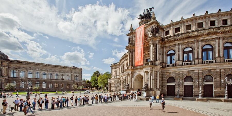 Dresden: Semperoper Tickets and Guided Tour - Ornate reconstructed rooms, what you are actually seeing