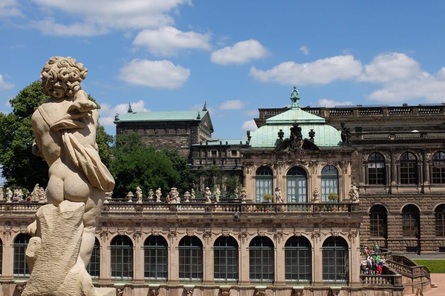 Dresden: Shared Small Group Walking Tour in English - Dresden Castle exteriors and the royal walk-through vibe
