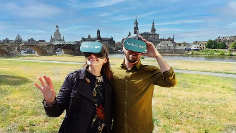Dresden: Walking Tour with Virtual Reality elements - Stop by stop: Zwinger, Postplatz, and the Old Town shape