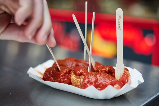 East Berlin Food & History Tour with Eating Europe - Warschauer Strasse currywurst and the origin story