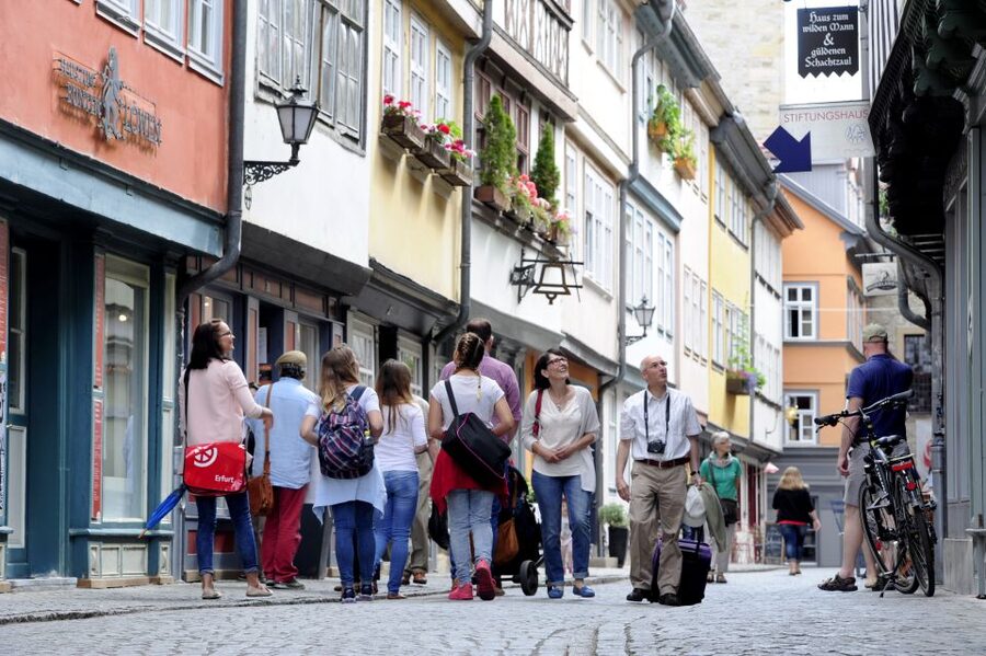Erfurt: Old Town Guided Walking Tour - Patrician townhouses, half-timber alleys, and church-filled streets