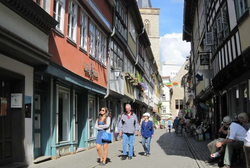 Erfurt: On the road with the Brückenkrämer. Tour with anniversary tasting. - What to expect for pace, walking comfort, and language