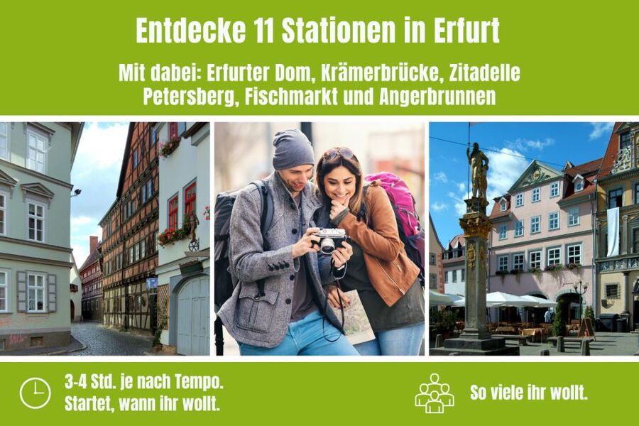 Erfurt: Schnitzeljagd, selbstgeführte Highlights-Tour - The Anger and Petersberg Fortress, Two Stops That Reward a Full Pace