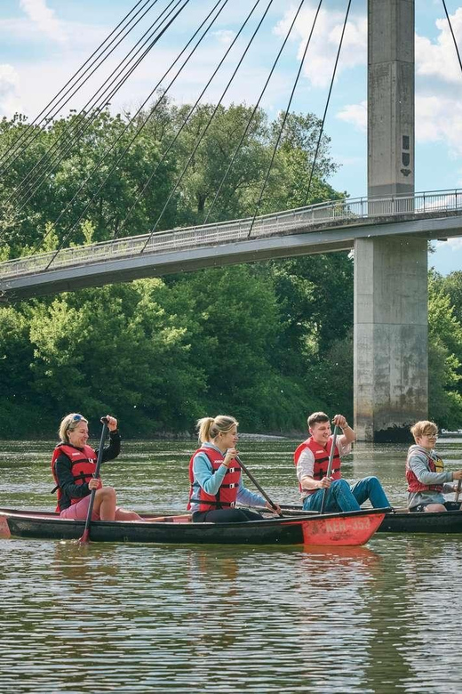 Fantastic canoe circuit - Crossing Into the Canal via the Pleasure Boat Lock