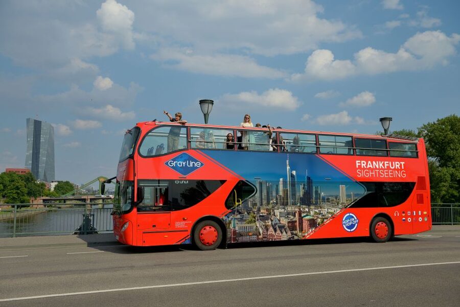 Frankfurt: Hop-On, Hop-Off Grand or Express Bus Ticket - What you actually see from the open-top deck in Frankfurt