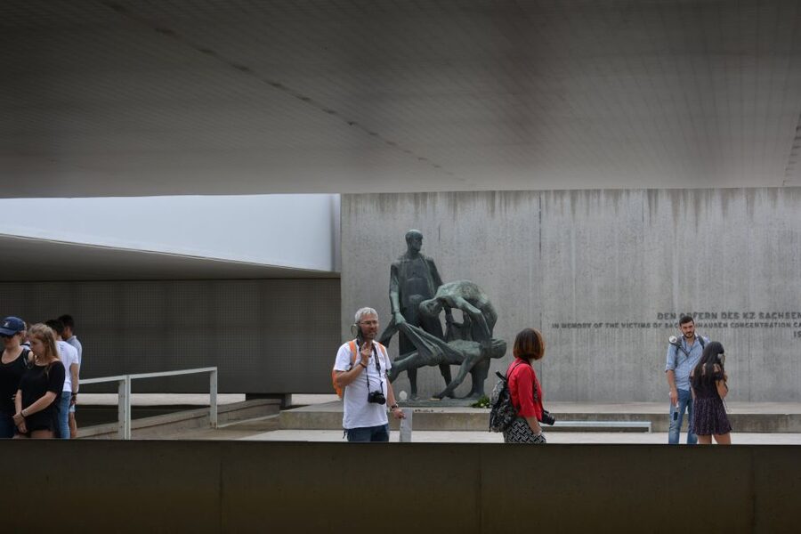 From Berlin: Guided Sachsenhausen Concentration Camp Tour - Entering the Sachsenhausen Memorial with a licensed guide