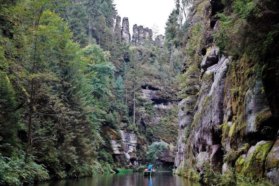 From Dresden: Bohemian & Saxon Switzerland Day Trip - Edmund’s Gorge and the Kamenice Gorge boat cruise: legs get a break