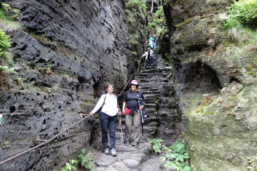From Prague: Bohemian & Saxon Switzerland All Inclusive Tour - Pravčická Brána hike: the sandstone arch that eats your breath