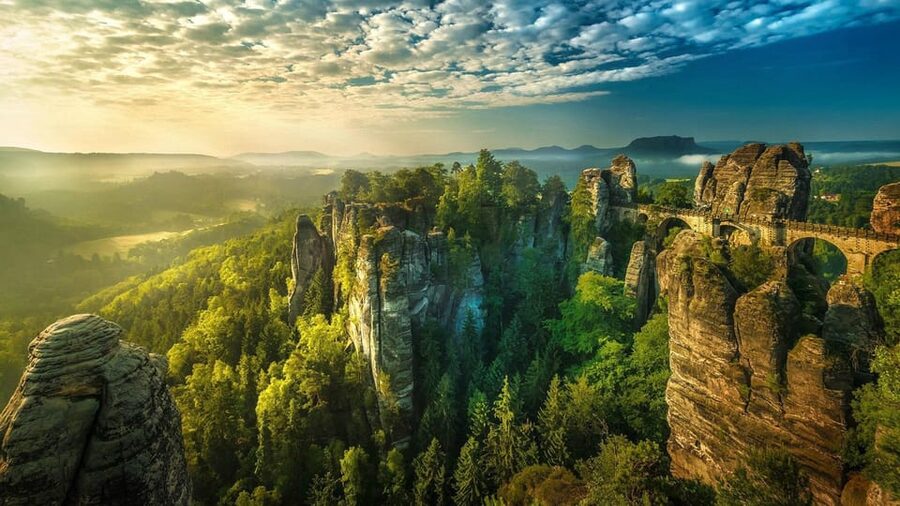 From Prague: Bohemian & Saxon Switzerland Iconic Day Trip - Stop 1: Bastei Bridge, your first big view