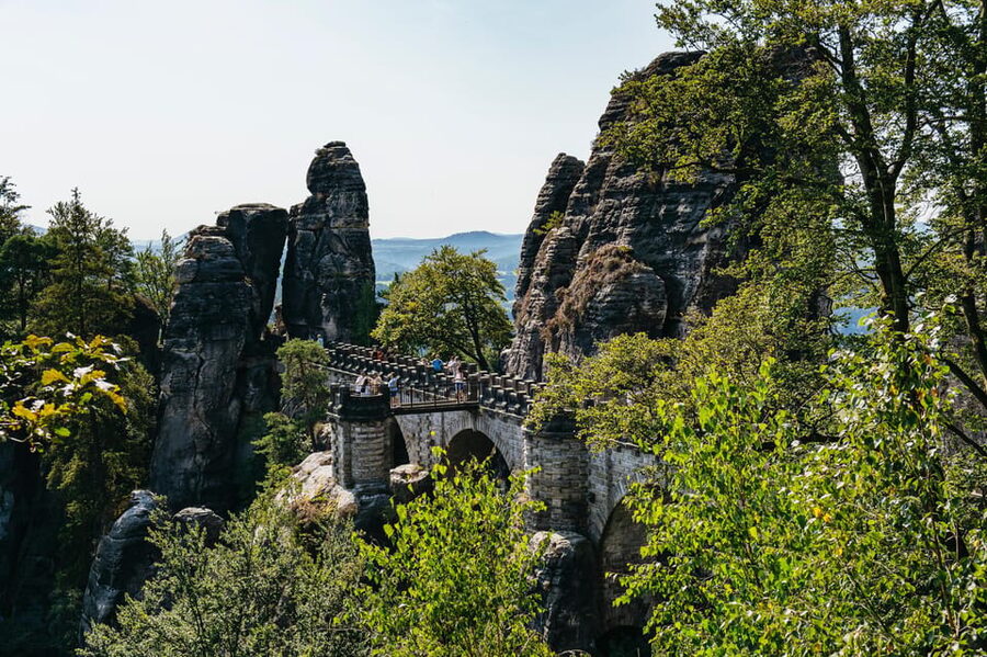 From Prague: Bohemian & Saxon Switzerland Iconic Day Trip - Stop 2: Pravčická Brána, time inside the rock arch