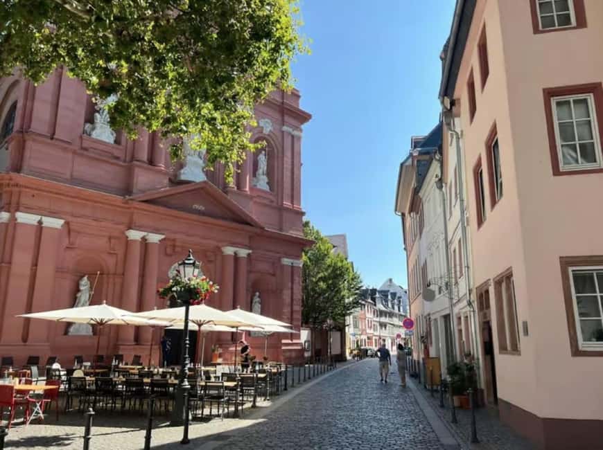 Guided tour in Mainz on the Rhine in german and english - Altstadt, Domplatz, and the walking logic of Mainz am Rhein