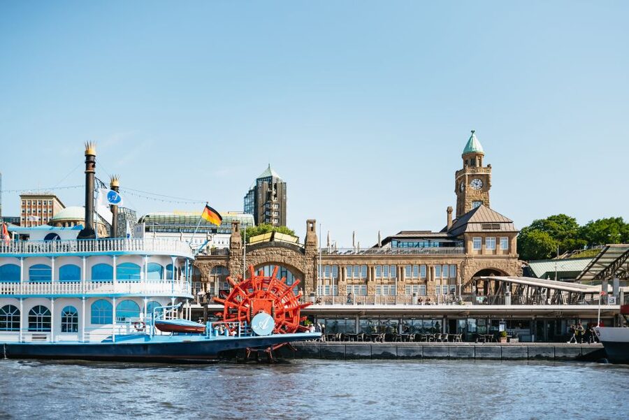 Hamburg: 1-Hour Harbor Sightseeing Cruise with HafenCity - St. Pauli Piers and St. Pauli: The Harbor Vibe Starts Immediately