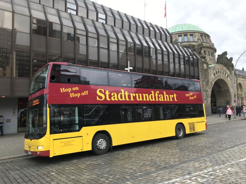 Hamburg: Line C Sightseeing Hop-On Hop-Off Bus Tour - St. Georg and the Court of Justice District: Less Flash, More Real