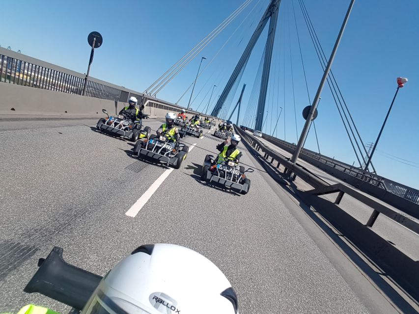 Hamburg: Panoramic Streetkart Tour - Elbuferstrasse and the Elbe Dike: Where You Actually Feel Speed
